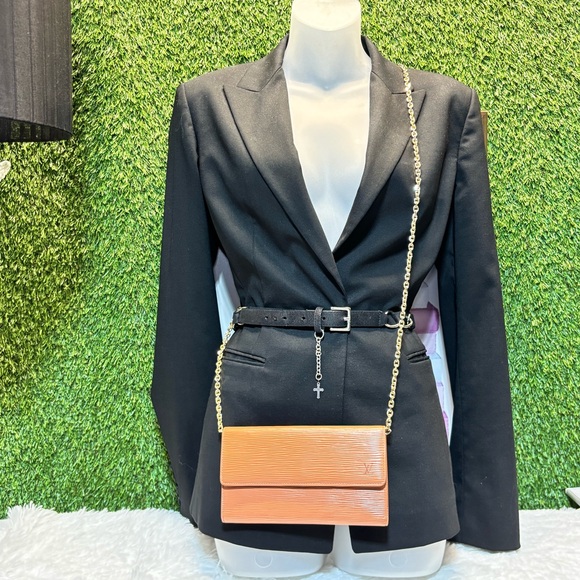 ❤️ Louis Vuitton Epi Wallet On Chain A507U0 - Picture 3 of 14